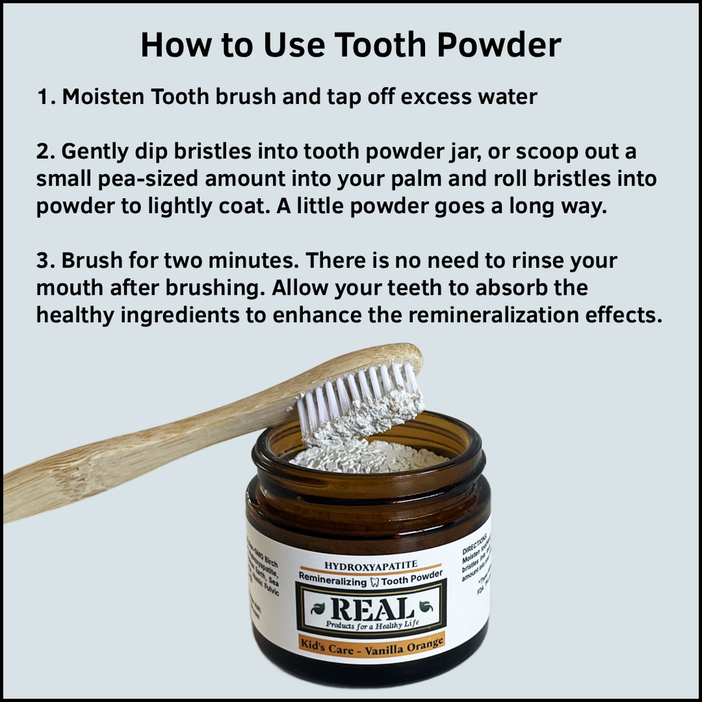 Kid's Care Vanilla Orange Tooth Powder