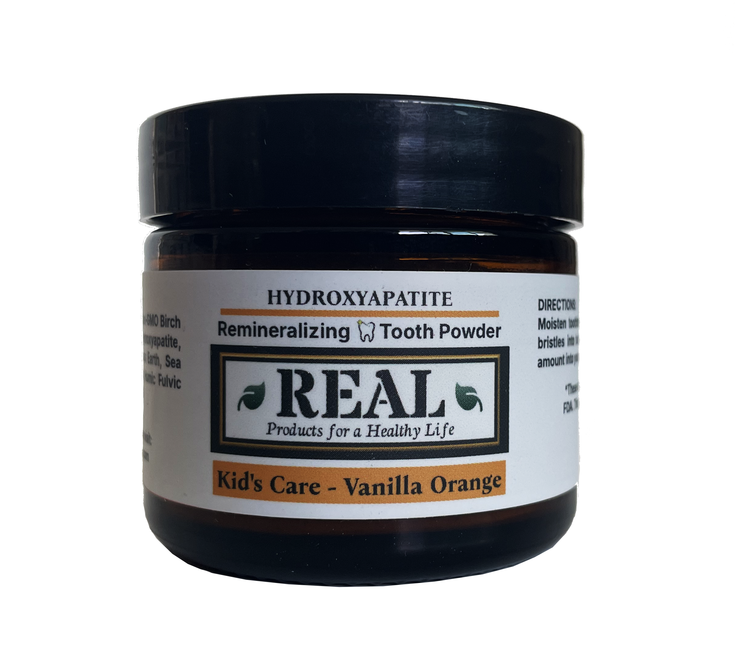 Kid's Care Vanilla Orange Tooth Powder