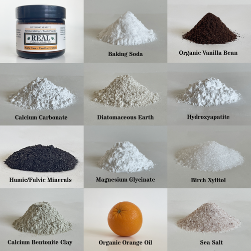 Kid's Care Vanilla Orange Tooth Powder
