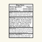 External Analgesic - Pain Relief Oil